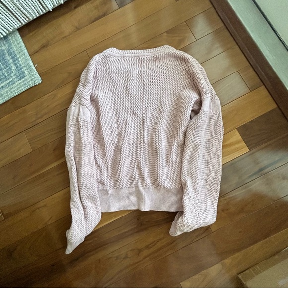 White and Warren Pink Knit Sweater size Small - Picture 3 of 3